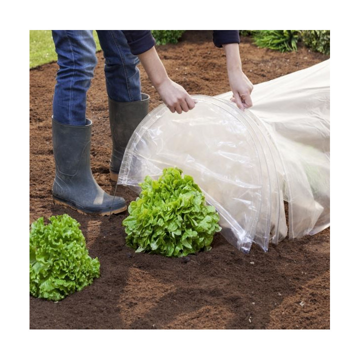 Set de 3 serres tunnel de forçage accordéon 4m