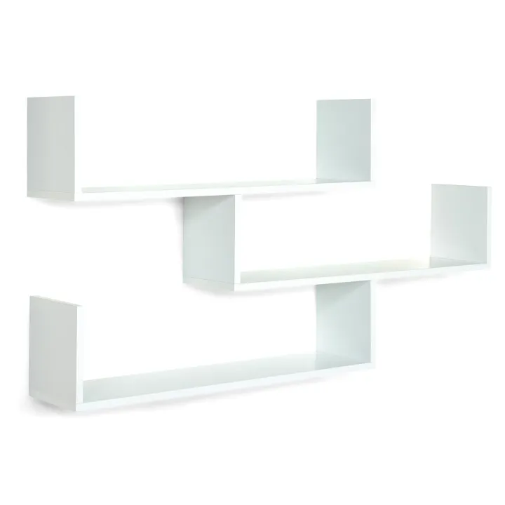 Etagère murale multiposition LOU blanche