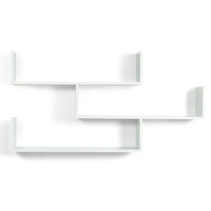 Etagère murale multiposition LOU blanche