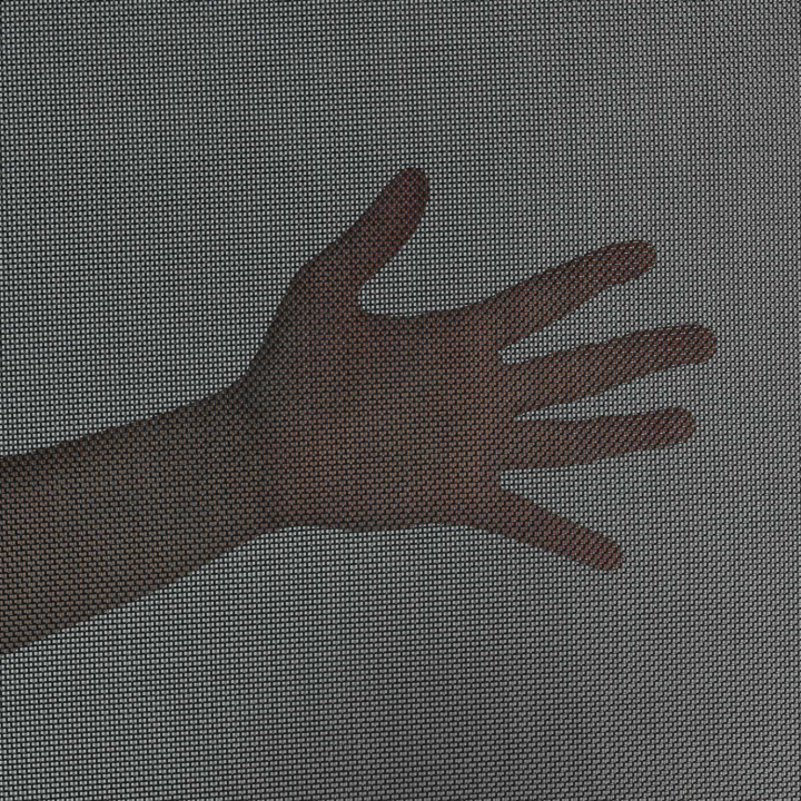 Lot de 2 stores enrouleurs tamisants L.124 x H. 225 CM pour pergola gris anthracite