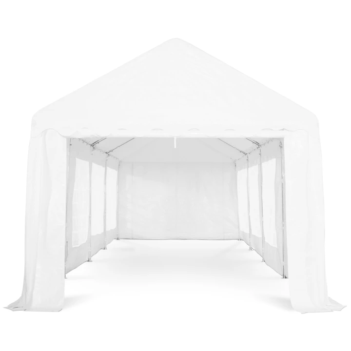 Tente de réception 4x8 M barnum PE 180gr/m² blanc