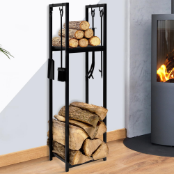 Supporto Universale In Acciaio Inox Per Braciere - Regolabile Da 38 A 68 Cm, Con Ruote Rimovibili, Compatibile Con Solo Stove Ranger, Bonfire, Yukon