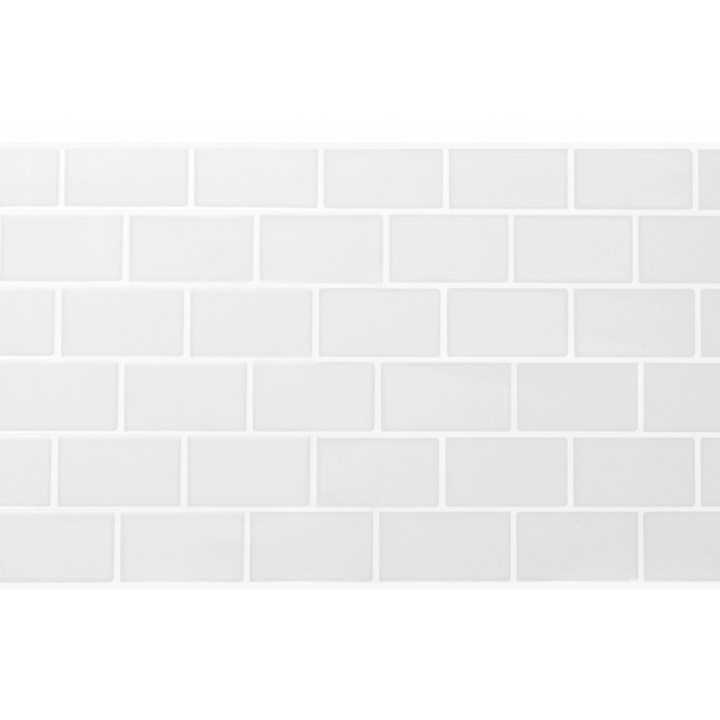 Crédence adhésive murale effet carrelage 10 pcs 30x30 cm