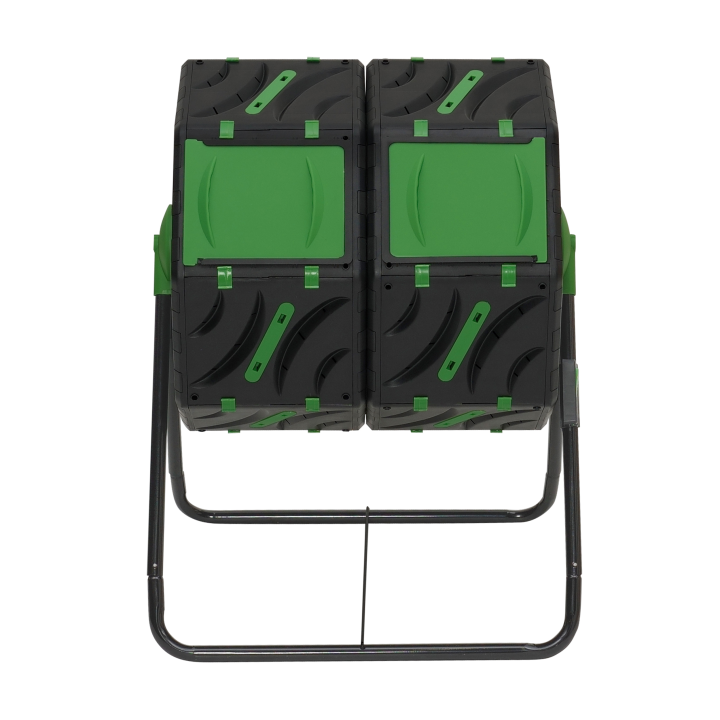 Bac de compostage rotatif double bac 140L