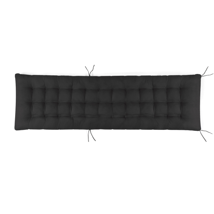 Lot de 2 coussins universel de transat ADAM 180cm noir