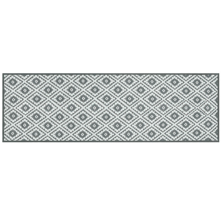 Tappeto da esterno grigio 80x250cm - BAHAMAS |ID Market