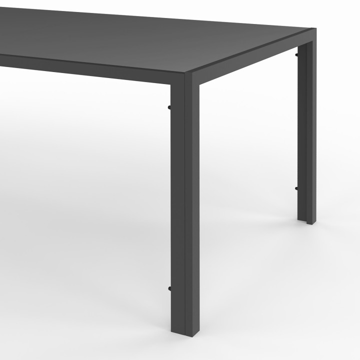 Set tavolo e sedie da giardino 240cm e 10 sedie impilabili - MADRID | ID Market