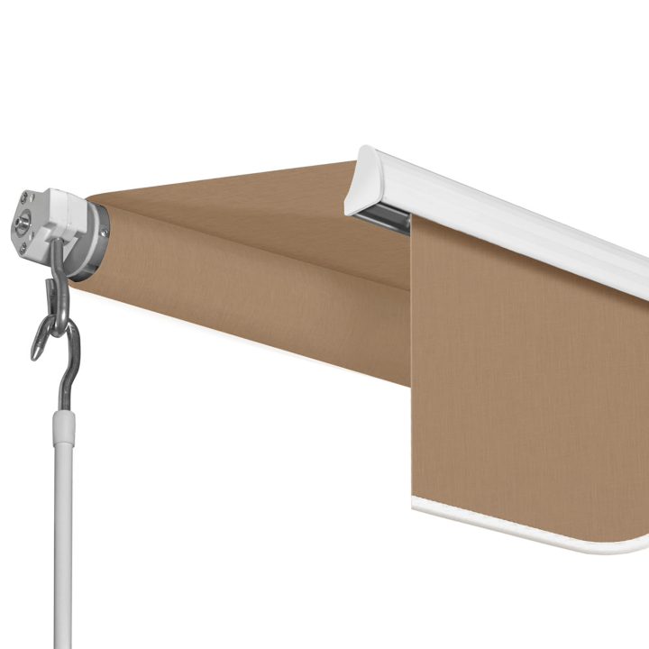 Tenda manuale 3,80x3M colore tortora | ID Market