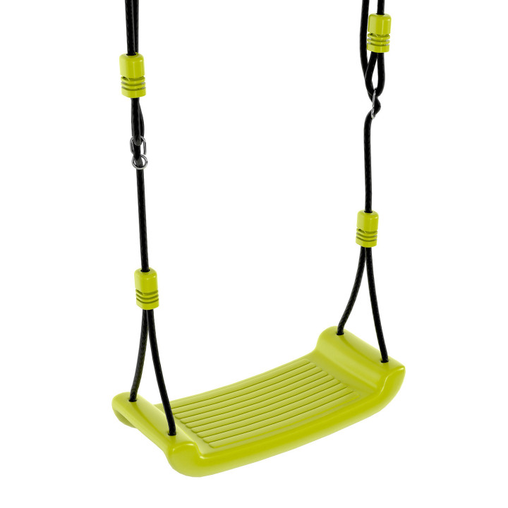 Altalena verde con 4 attrezzature: gondola, faccia a faccia e 2 altalene | IdMarket