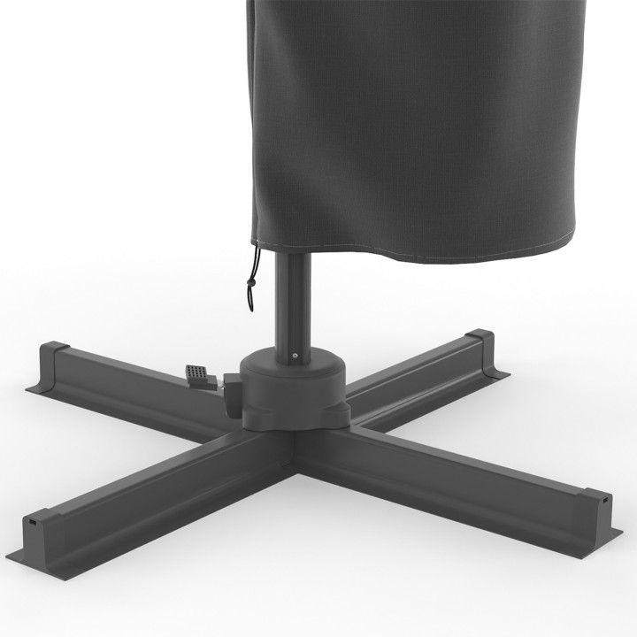 Ombrello inclinabile 3x4 con copertura - CALVI LED IDMarket