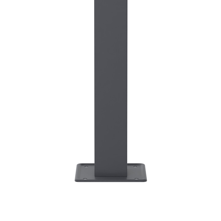 Pergola con tenda e tetto regolabile 3x4M grigio antracite | ID Market