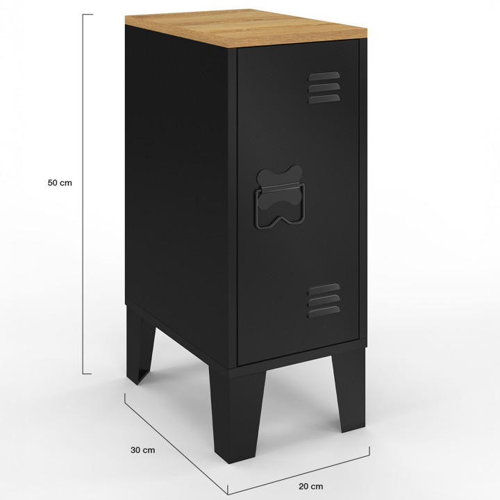 Comodini industriali con anta e piano d'appoggio - ESTER | IDMarket