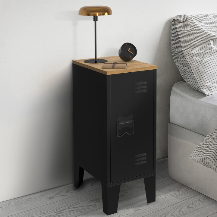 Comodini industriali con anta e piano d'appoggio - ESTER | IDMarket