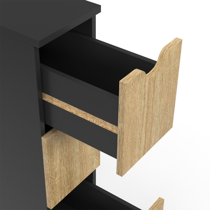 Torre di stoccaggio nera con 4 cassetti - WILO | ID Market