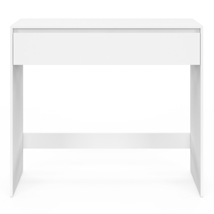 Consolle moderna 1 cassetto in legno bianco - TOMI | ID Market