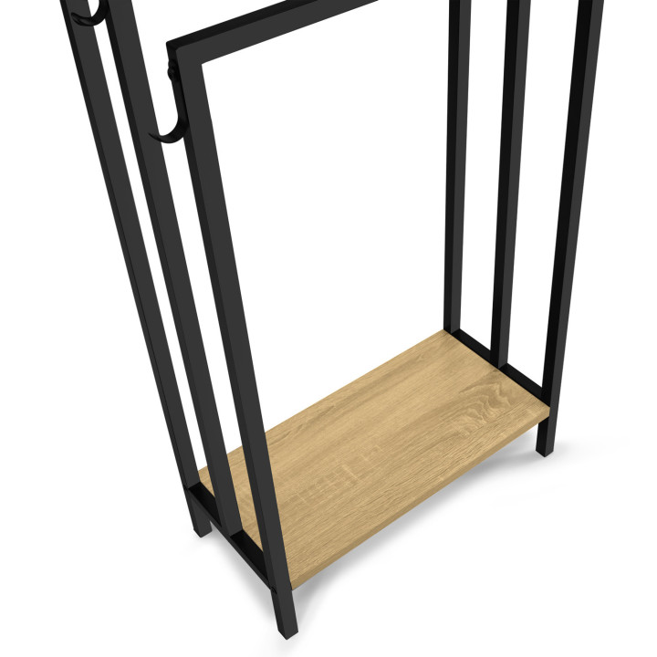 Portasciugamani di design industriale con ripiano - DETROIT | ID Market