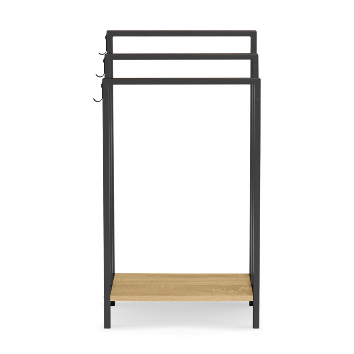 Portasciugamani di design industriale con ripiano - DETROIT | ID Market