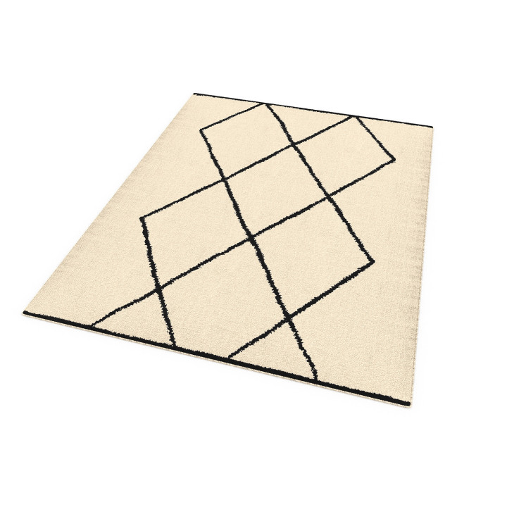 Tappeto rettangolare con motivo berbero 160 x 220 cm - CASA | ID Market