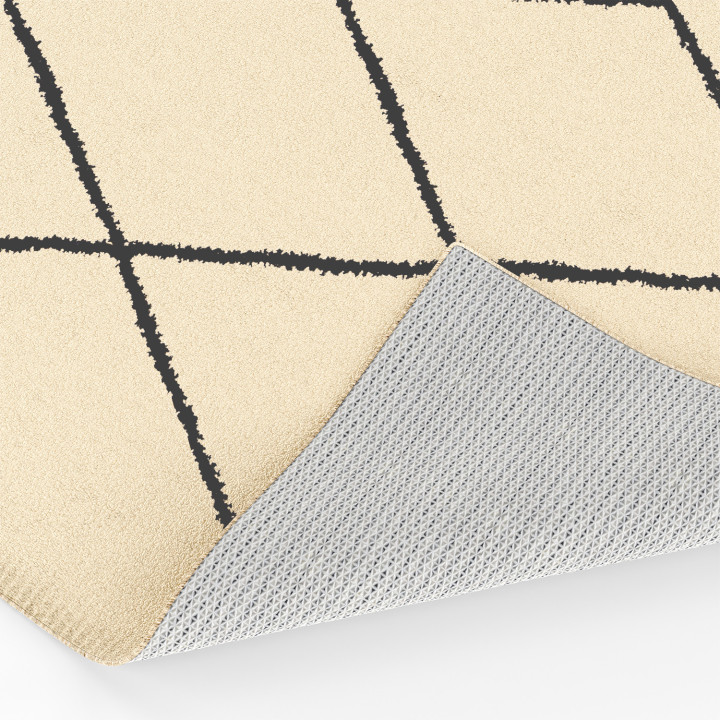 Tappeto rettangolare con motivo berbero 160 x 220 cm - CASA | ID Market