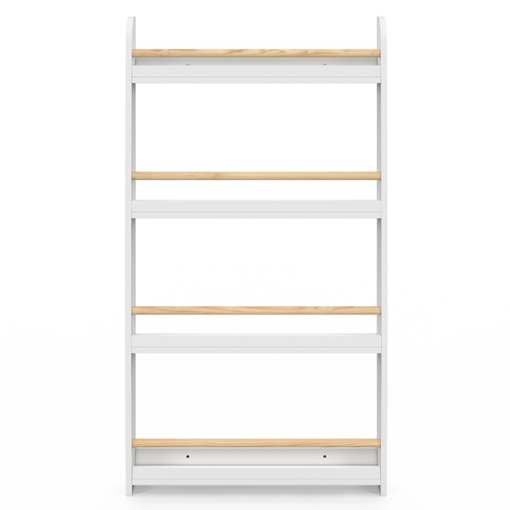 Libreria da parete per bambini in legno e bianco - PAULETTE | ID Market