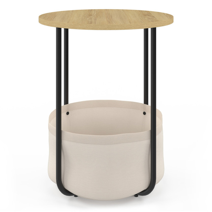 Comodini rotondi, tavolini, tavolini con cestino - DETROIT | ID Market