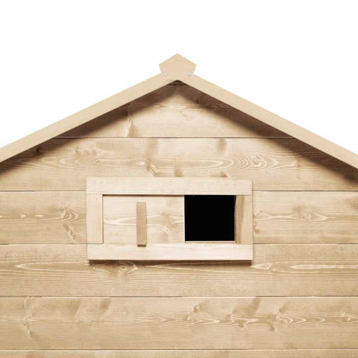 Grande pollaio economico in legno per 4-6 galline con cassetta nido | ID Market