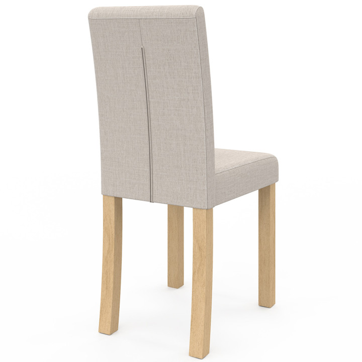 Sedie imbottite scandinave beige - set di 6 - POLGA | ID Market