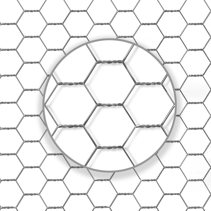 Pollaio 18m² 6x3M con tetto e rete in acciaio zincato | ID Market