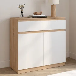 Scarpiera 12 paia 2 porte 1 cassetto - TOMI | ID Market