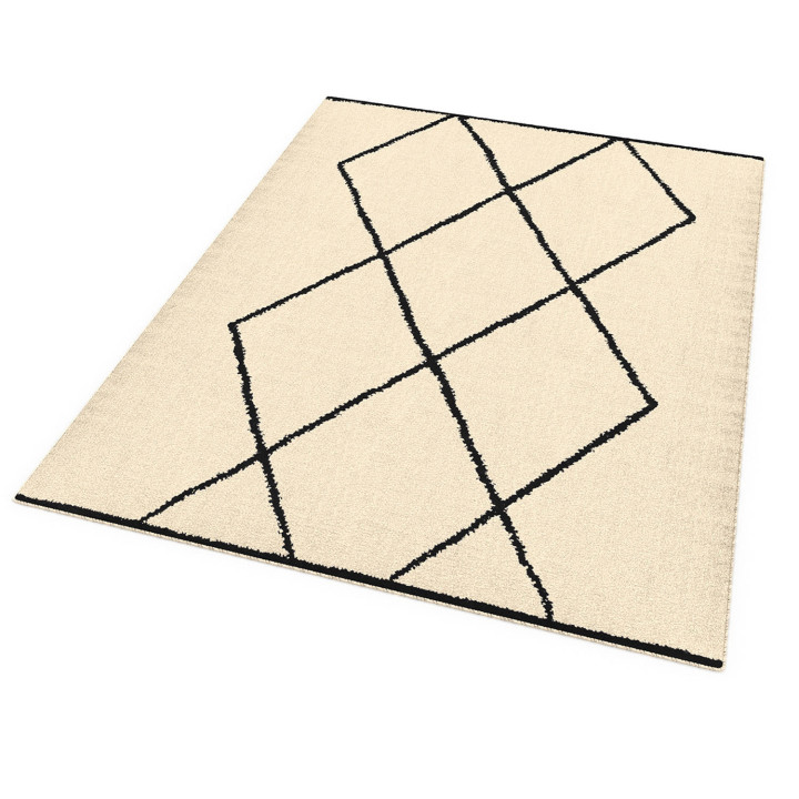 Tappeto rettangolare con motivo berbero 120 x 170 cm - CASA | ID Market