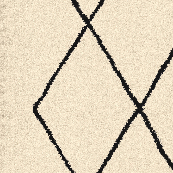 Tappeto rettangolare con motivo berbero 120 x 170 cm - CASA | ID Market