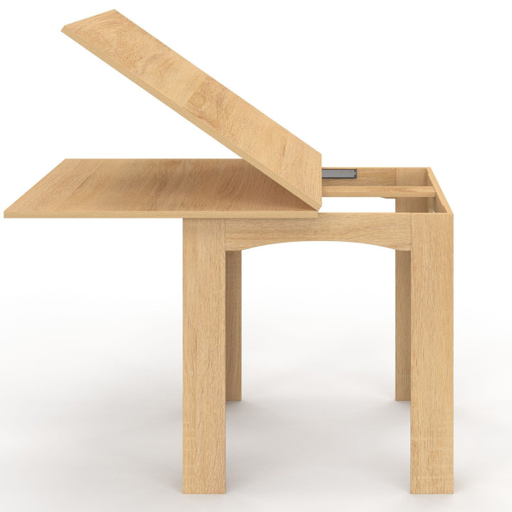 Tavolo da pranzo allungabile in finto faggio da 4 a 8 persone | ID Market