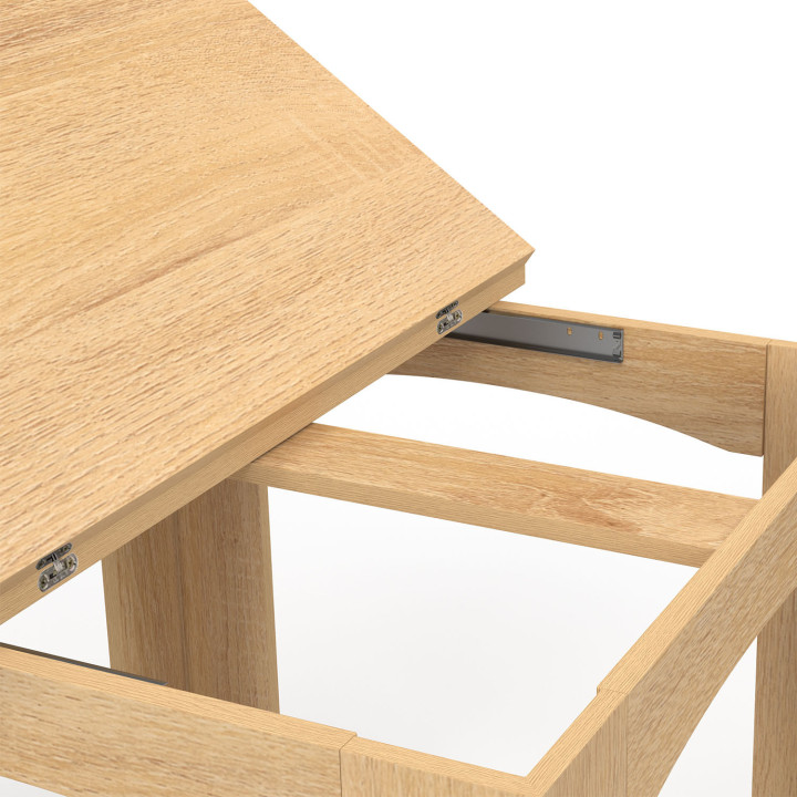 Tavolo da pranzo allungabile in finto faggio da 4 a 8 persone | ID Market