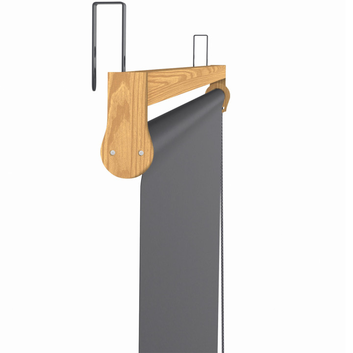 Pergola retrattile effetto legno 3x4M e 4 tende da sole grigio antracite | ID Market