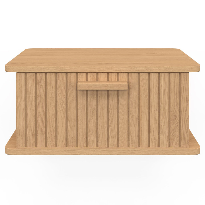 Comodini a muro a 1 cassetto con doghe in legno - JULIETTE | IDMarket