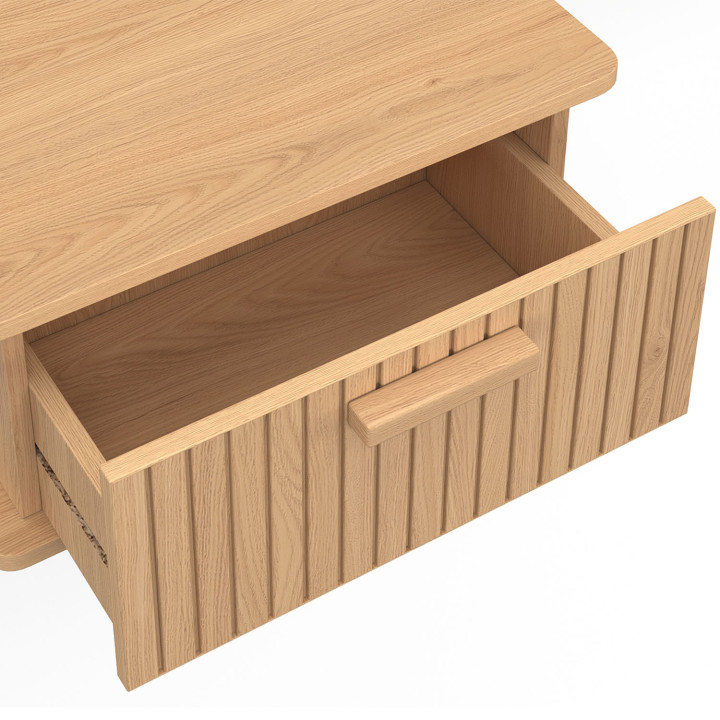 Comodini a muro a 1 cassetto con doghe in legno - JULIETTE | IDMarket