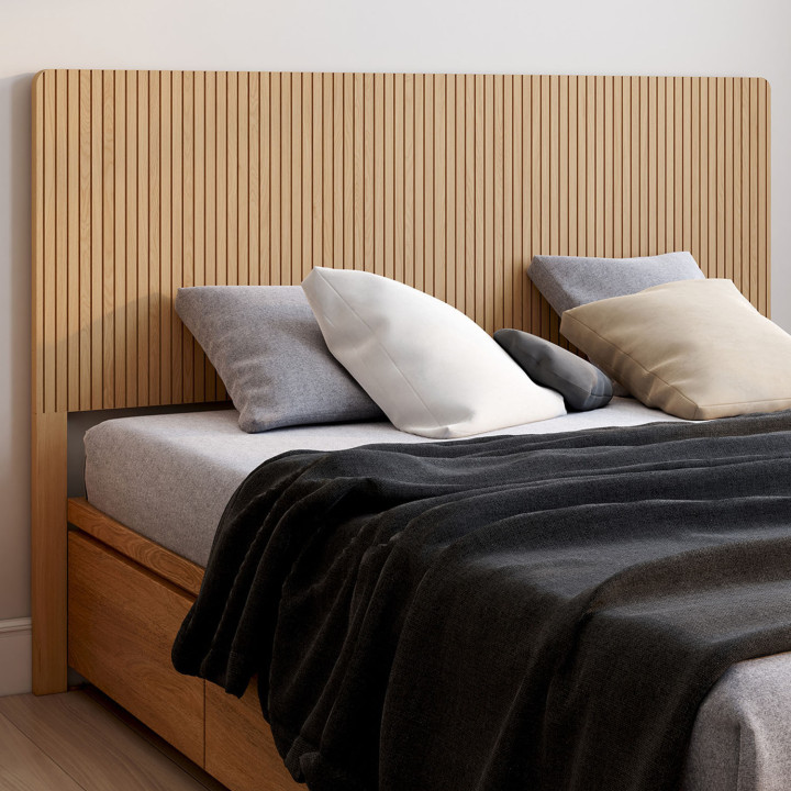 Testiera su rete a doghe da 160 cm - JULIETTE | IDMarket