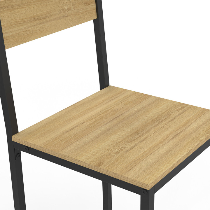 Sgabelli da bar con schienale dal design industriale - DETROIT | IDMarket