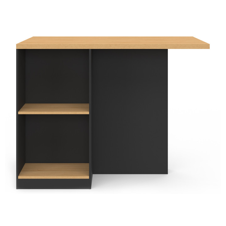 Portabottiglie in legno e nero per 4 persone - TINO | Zen Cart! IDMarket