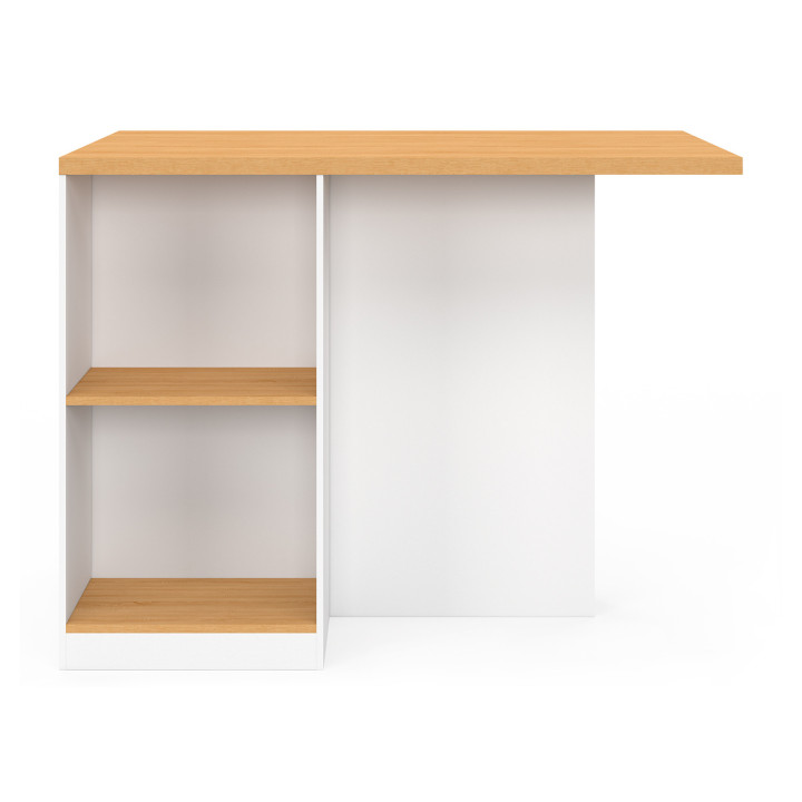 Portabottiglie in legno e bianco per 4 persone - TINO | Zen Cart! IDMarket