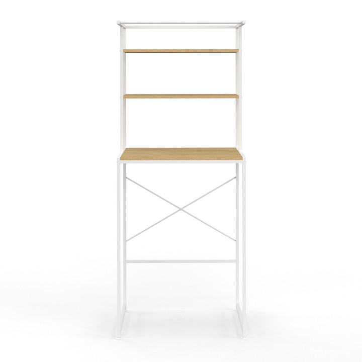 Scaffalatura sopra una lavatrice in metallo bianco - DETROIT | IDMarket