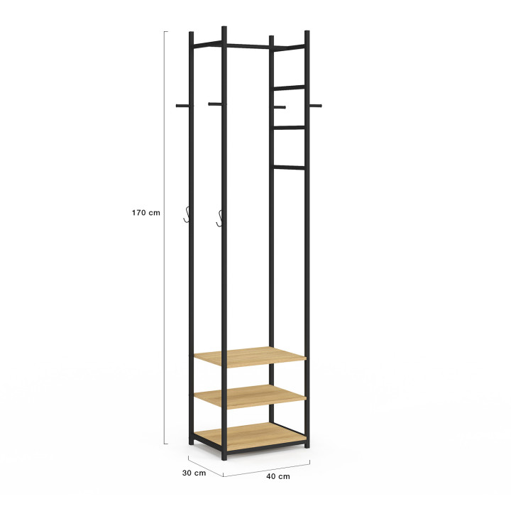 Armadio da sala - Appendiabiti - RICO | IDMarket