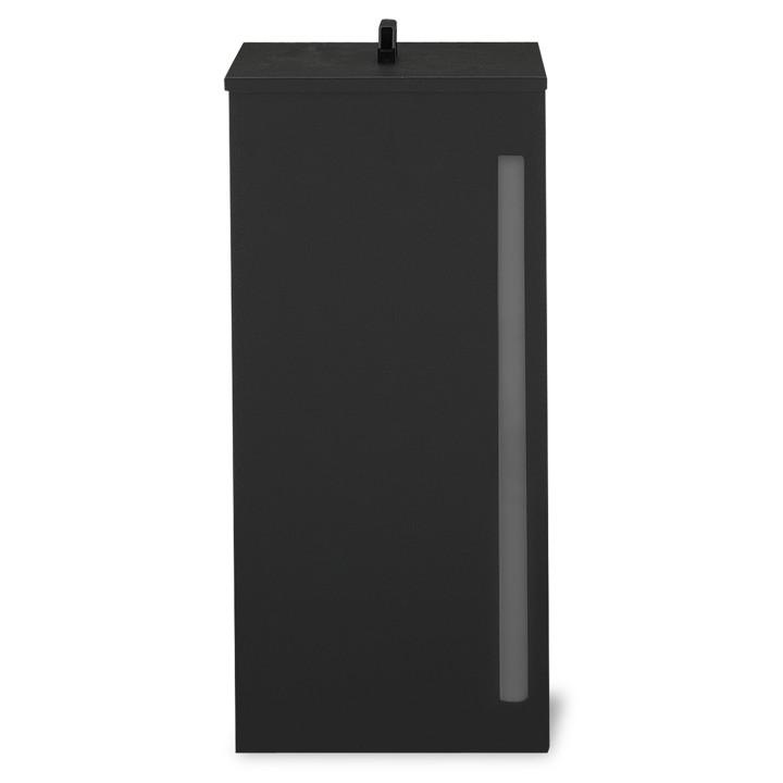 Contenitore per pellet - stoccaggio di pellet da 55 kg nero 36 x 36 x 87 cm | IDMarket