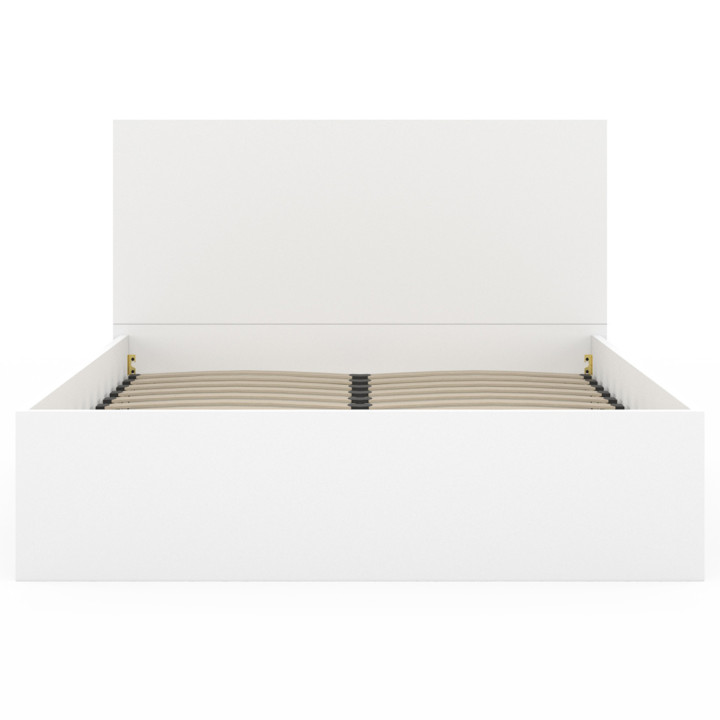 Letto matrimoniale con box-beauty 140x190cm bianco - SEASIDE | ID Market