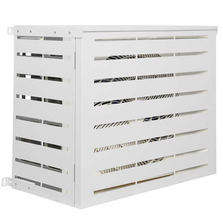 Coperchio per aria condizionata in metallo bianco 95 x 50 x 80 cm | IDMarket
