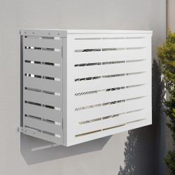 Coperchio per aria condizionata in metallo bianco 95 x 50 x 80 cm | IDMarket