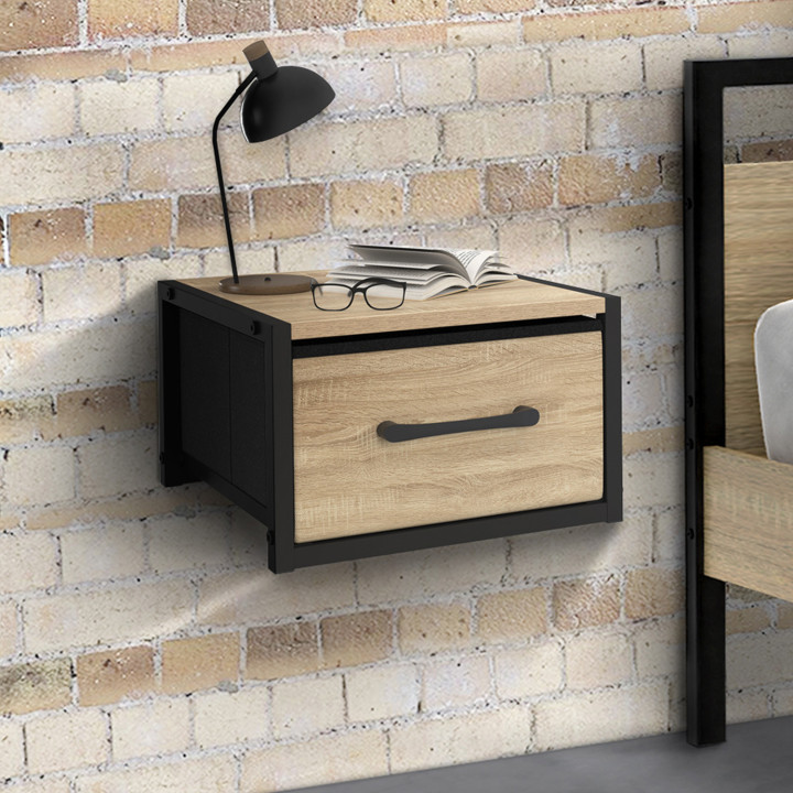 Comodini industriali a parete con cassetti - UTAH | IDMarket