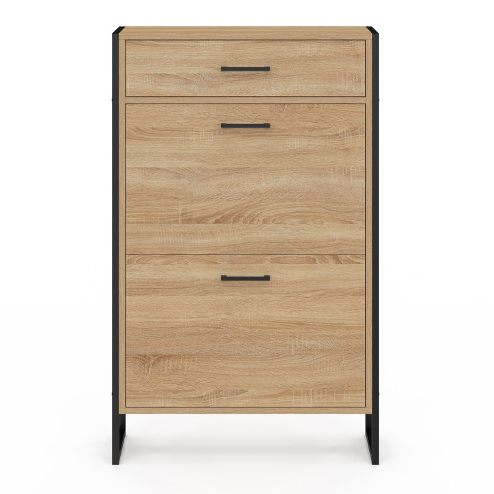 Scarpiera industriale a 2 ante e 1 cassetto - LUIS | ID Market