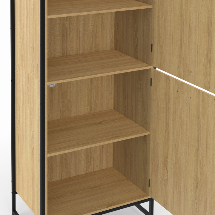 Colonna della cucina industriale con ante di design - DETROIT | IDMarket