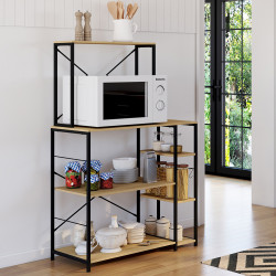 Mensola da cucina con supporto per microonde - DETROIT | DETROIT IDMarket